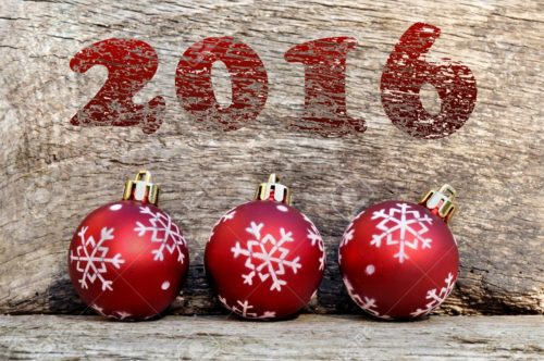 44698693 2016 palline rosse e di Natale su