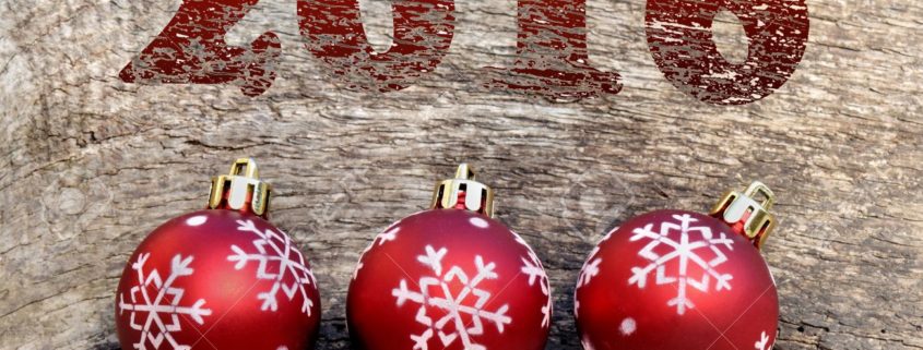 44698693 2016 palline rosse e di Natale su