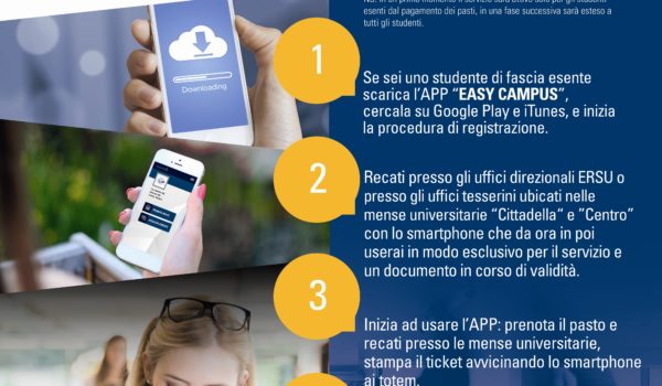 Nuova procedura on line per laccesso alle Mense universitarie