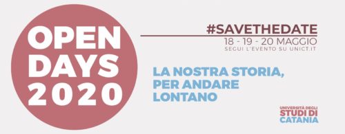 Open Days 2020 savethedate
