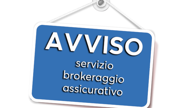 Avviso servizio brokeraggio assicurativo