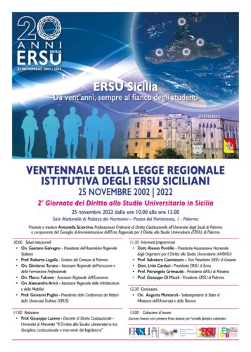 ventennale ersu siciliani