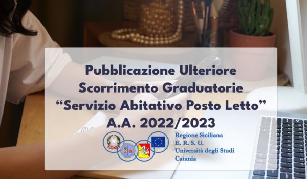 PubblicazioneUlterioreScorrimentoGraduatorieServizioAbitativoPostoLetto-AA