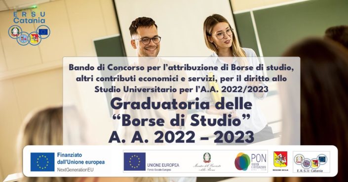 Graduatoria Inps Borse Di Studio Universitarie Graduatoria delle “Borse di Studio” Anno Accademico 2022 – 2023 – ERSU