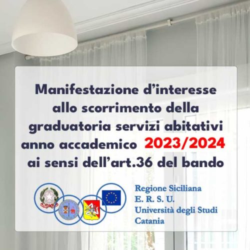manifestazione di interesse posto letto A.A. 2023/2024